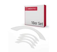 Gedotec Maniglie per mobili per cameretta dei bambini | Distanza tra i fori 96 mm | Colore bianco | 10 pezzi | Maniglie per cassetti in plastica | COLOUR | Maniglie per porte colorate | Maniglie per