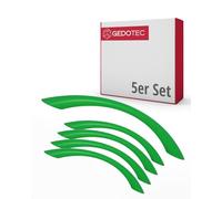 Gedotec Maniglie per mobili per camerette | Distanza tra i fori 128 mm | Colore Verde | 5 pezzi | Maniglie per cassetti in plastica | COLOUR | Maniglie per porte colorate | Maniglie per mobili per