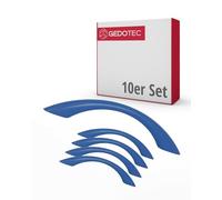 Gedotec Maniglie per mobili per camerette | Distanza tra i fori 96 mm | Colore Blu scuro | 10 pezzi | Maniglie per cassetti in plastica | COLOUR | Maniglie per porte colorate | Maniglie per mobili per