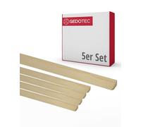 Gedotec modanatura triangolare - tavole di legno da costruire in legno dolce 100 cm | 5 pezzi 14 x 49 mm | BASIC | modanatura decorativa versatile e legno per la realizzazione di vari oggetti | moda