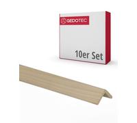 Gedotec - Pannelli in legno per l'edilizia Angolari in legno 100 cm | 10 pezzi 30 x 50 mm | BASIC | profilo angolare versatile e legno per la realizzazione di vari oggetti | profilo di protezione an