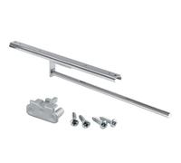 Gedotec Portasciugamani | H6008 | Portasciugamani estraibile a 1 braccio estensibile | 1 pezzo | Lunghezza portasciugamani 465 mm in cromo lucido