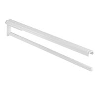 Gedotec Portasciugamani | H6008 | Portasciugamani estraibile con 1 braccio | 1 pezzo | Lunghezza portasciugamani 465 mm in bianco | per bagno e cucina orientabile a 90°