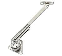 GedoTec Professionale Supporto pieghevole Cerniera patta Coperchio supporto per Ribalte legno Attacco sinistra con Ammortizzazione con Comune Qualità del marchio per Zona living - Anschlag: rechts