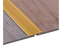 Gedotec Profilo di transizione alluminio anodizzato ottone - SUPER FLAT | 1 pezzo - guida di transizione - autoadesivo | dimensioni: (L x P x A) 1000 mm x 30 mm x 1,75 mm