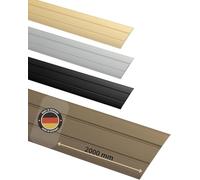 Gedotec Profilo di transizione autoadesivo marrone 2000 mm alluminio | lunghezza 2 m, larghezza 37 mm | bronzo anodizzato | Made in Germany
