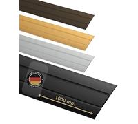 Gedotec Profilo di transizione autoadesivo nero 1000 mm alluminio | lunghezza 1 m, larghezza 37 mm | Made in Germany