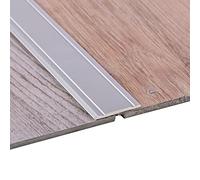 Gedotec Profilo di transizione in alluminio anodizzato argento - SUPER FLAT | 1 pezzo - guida di transizione - autoadesivo | dimensioni: (L x P x A) 1000 mm x 30 mm x 1,75 mm