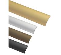 Gedotec Profilo Transizione Laminato | Profilo 30 x 900 mm | 1 Pezzo | Alluminio Ottone Anodizzato | Vinile Binario di transizione, Autoadesivo Profilo per pavimento ad arco | Davanzale per attaccare