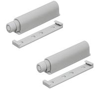 Gedotec Push-Snap Magnetic Snap Push-to-Open Colpi elettrici con dispositivo di bloccaggio magnetico Contropiastra magnetica con chiusura a sportello | cassetto e ante per mobili push-pull - 2 pezzi