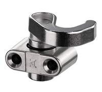 Gedotec Set di accessori per armadi e mobili | Set di pezzi di ricambio per viti | guida per asta e ganci di cattura - 1 set - chiusura a barra girevole per aste profilate da 6 mm