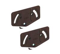 Gedotec Slide Line 55 - Rotelle per porta scorrevoli, per binari inferiori da 15 kg, in plastica marrone, 2 unità per porte scorrevoli