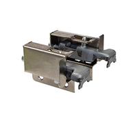Gedotec - Supporto per armadi e pensili, a vista, portata 200 kg, da avvitare, 2 pezzi
