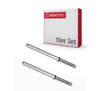 Gedotec Supporto per mensole invisibile | 10 Pezzi | TITAN HEAVY | Supporto da parete da 35 kg per coppia | Supporto per ripiani in acciaio per montaggio a parete | Supporto per scaffali pesanti