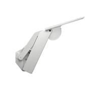 Gedotec supporto pieghevole per mobile da cucina | 1 set - supporto per ribalta bianco opaco | FREE SPACE | modello H 9,7-25,7 kg | set completo cerniera pieghevole | cerniera per tavolo pieghevole