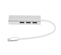 Gedourain Adattatore da USB a Ethernet Adattatore di Rete Gigabit RJ45 da C3.0 a USB 3.0 Ad Alta velocità da 1000 Mbps per 10, Hub Compatto in Lega di Alluminio per Viaggi D'affari
