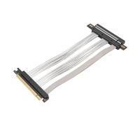 Gedourain Cavo Riser PCIE 5.0 da 128 GB/s Gestione Semplice dei Cavi per Sistemi di Raffreddamento Ad Acqua ABS, Materiale PCB (15 cm)
