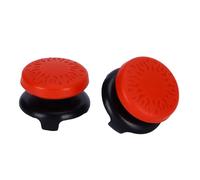 Gedourain Confezione da 2 Cappucci per Controller in Morbido Silicone per un Funzionamento Confortevole e un Dolore Ridotto Al Polso, Adatti per 5 Giocatori, Resistenti Agli Urti e Ai graffi. (Rosso)