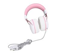 Gedourain Cuffie da Gioco Cablate con Microfono per PC e Giochi, Cuffie Auricolari con Riduzione del Rumore Luminoso RGB, Design Confortevole e Durevole (#1)