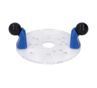 Gedourain Piastra Base Universale per Fresa con Fori Preforati Materiale PVC, Stabile e Piatta, Efficiente e Pratica per la Lavorazione del Legno