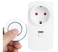 Gedourain Presa Wireless, Presa Telecomando Senza per Luce(Telecomando Blu)