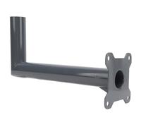 Gedourain Robusto Kit di Montaggio su Tetto in Acciaio Inossidabile Grigio per Antenne V2, Installazione Semplice per Pareti in Legno, Mattoni, Cemento, Set da 4 Pezzi