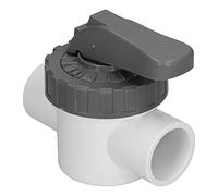 Gedourain Valvola Deviatrice Valvola a Sfera per Trattamento Dell'acqua per Accessorio Piscina - Deviatrice a 2 Vie Facile da Usare per Forniture per Piscina - Materiale Durevole Adatto a Tutte le