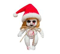 GEDOX Bambola Bambino Spaventosa - Bambola Bambino a Tema Zombie | Accessori Di Halloween per Neonati Zombie Spaventosi | Souvenir Unico del Bambino Zombie | Bambola Incantata Di Fantasma