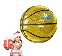 GEDOX Pallacanestro taglia 1, Pallacanestro piccolo per bambini | Pallacanestro all'aperto Riflettente in pelle PU Dimensione 1,Accessorio fotografico, Ornamento da Pallacanestro da collezione per