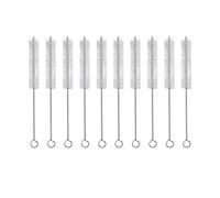 GEDRACKPMYN Spazzole sterili per tracheostomia, 10 Pezzi di spazzole per Tubi faringei, Spazzola per la Pulizia dei Tubi con setole in Nylon per Forniture per tracheostomia,8mm