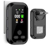 Gedsffati Rilevatore di Gas e Monossido di Carbonio con Spina per Casa, Allarme di CO, Rivelatore di Gas Combustibile per Gas Naturale LPG Metano Propano Butano, Nero, HD11-CG