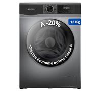 GEDTECH GLL121400DG, 12 kg, 1400 giri/min, 16 programmi, Eco intensivo, veloce, molto basso, classe A-20%