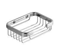 Gedy 000024111300100 Dakota portasapone angolare in Filo Cromato, Misure e Peso: 3,5X12,5X10 CM & 0,217 kg, Porta saponetta Doccia Realizzato in Acciaio Inox, Design R&S, 2 Anni di Garanzia