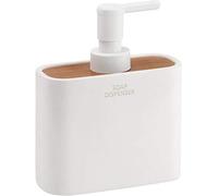 Gedy 138002 Dosatore di Sapone, Resina, Bianco, 5.6 X 12.8 X 15.7