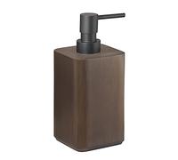 Gedy 18,5X8X8 CM G-Dafne Dosasapone, Misure 0,378 kg, Dispenser Sapone Realizzato in bambù, Finiture Color Noce, Design Portasapone Bagno di R&S, 2 Anni di Garanzia, Marrone