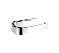 Gedy 32241300000 Outline Portarotolo Cromato, Misure: 3X16X8,6 CM & 0,454 kg, Porta Carta igienica in Ottone, Cromall, resine termoplastiche, Acciaio Inox, Design Simone Micheli, 15 Anni Garanzia