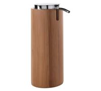 Gedy al 11-80 ALTEA-- -Dispenser per sapone liquido con supporto di bambù, colore: naturale, finitura cromata
