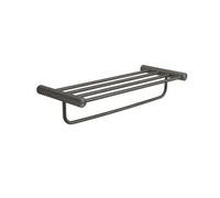 GEDY ANDE GUN METAL PORTASALVIETTE DOPPIO H 12,5 CM