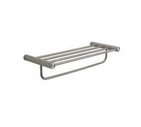GEDY ANDE SPAZZOLATO PORTASALVIETTE DOPPIO H 12,5 CM