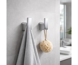 Gedy Appendiabiti 2 Pezzi Cromato Linea Pirenei