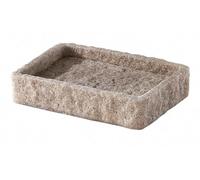 Gedy Portasapone da appoggio Aries 12,2x8,6x2,4 cm Beige pietra