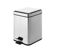 Gedy Cestino bagno Argenta, Acciaio inox cromato, 3 l