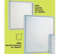 9184 Q.TA' 1 GEDY 2900 SPECCHIO 45X45 CM BIANCO