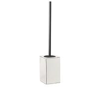 Gedy Bianco, G-Lucrezia, Scopino WC, Scovolino Bagno Realizzato in Ceramica, Misure 46X10X10 CM e Peso 0,698 kg, Design R&S, 2 Anni di Garanzia, Unica