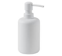 Gedy Brenda Dispenser di sapone, Resina, Bianco Opaco, 9,2 x 7 x 16,3, Capacità 350 ml