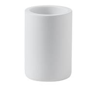 Gedy Brenda Porta Spazzolino da Denti, Resina, Bianco Opaco, 7 x 7 x 10
