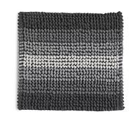 Gedy | Bubble Tappeto Bagno con Fondo Antiscivolo, Colore Grigio, Dimensioni 2,4 x 50 x 50 cm e Peso 0,435 kg