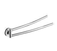Gedy Cebu, Porta Asciugamani Girevole Cromato, Porta Asciugamani Bagno 60 cm, Misure 6 x 35 x 7 cm e Peso 0,314 kg, Porta salviette in Acciaio Inox e Cromall®, 10 Anni di Garanzia, Design R&S