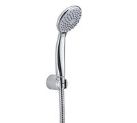 Gedy cromata, G-Easy 05, Doccetta Universale 1 Getto, Soffione Fisso e Flessibile 150 cm, ABS con Finitura, 2 Anni di Garanzia, Design R&S, Filtro Doccia antisabbia Incluso, Unica