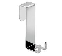 Gedy cromata, G-Thor Porta tergivetro, Misure e Peso: 2,1X4,5X7 CM & 0,04 kg, Gancio Muro in Ottone, Finitura, Design R&S, 2 Anni di Garanzia, Unica